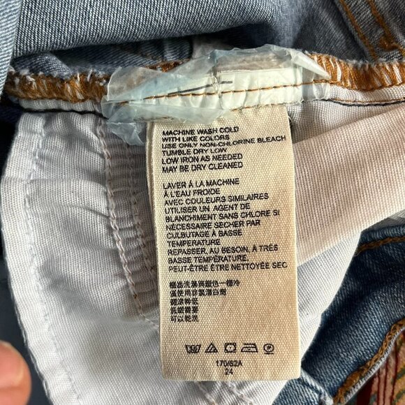 Free People We the Free Great Heights distressed frayed jeans 24 - Picture 7 of 9